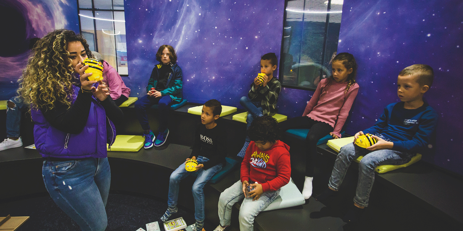 pabo student in het innovatielab